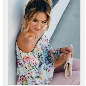 FINAL PRICE: Fifteen Twenty: Floral Top - NWOT